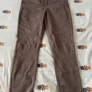 RW&CO. Brown Straight Leg Jeans with Reinforced Knees